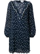 Ganni Lowell Dotted Mini Dress - Blue