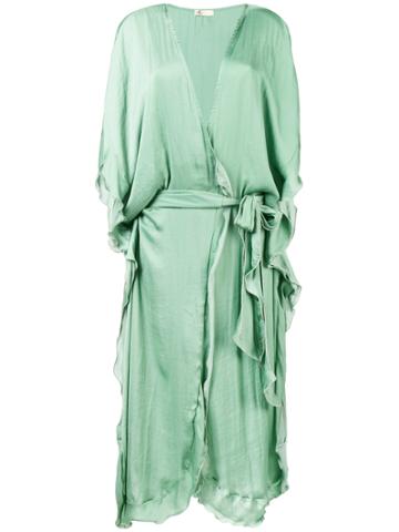 Mitos Aerial Kaftan Dress - Green