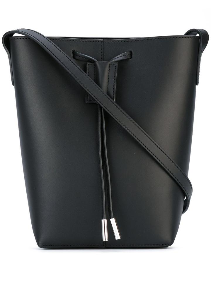 Pb 0110 Bucket Crossbody Bag, Women's, Black, Leather