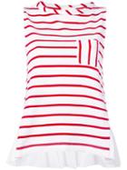 Semicouture - Striped Sleeveless Top - Women - Cotton - M, White, Cotton