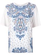 Megan Park 'orla' T-shirt, Women's, Size: 16, White, Silk/viscose