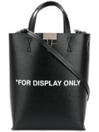 Off-white For Display Only Tote Bag - Black