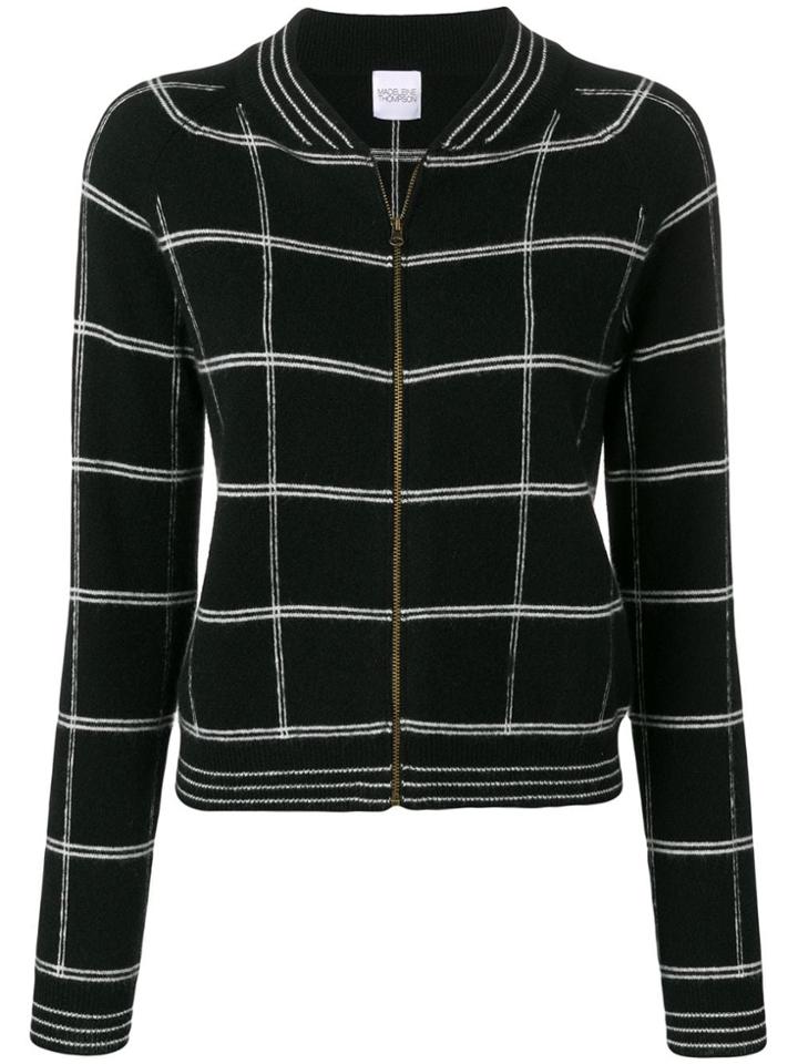 Madeleine Thompson Sion Zip Up Cardigan - Black