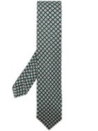 Kiton All-over Print Tie - Green