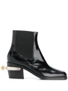 Nodaleto Varnished Effect Boots - Black