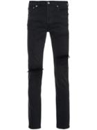 Agolde Distressed Skinny Jeans - Black