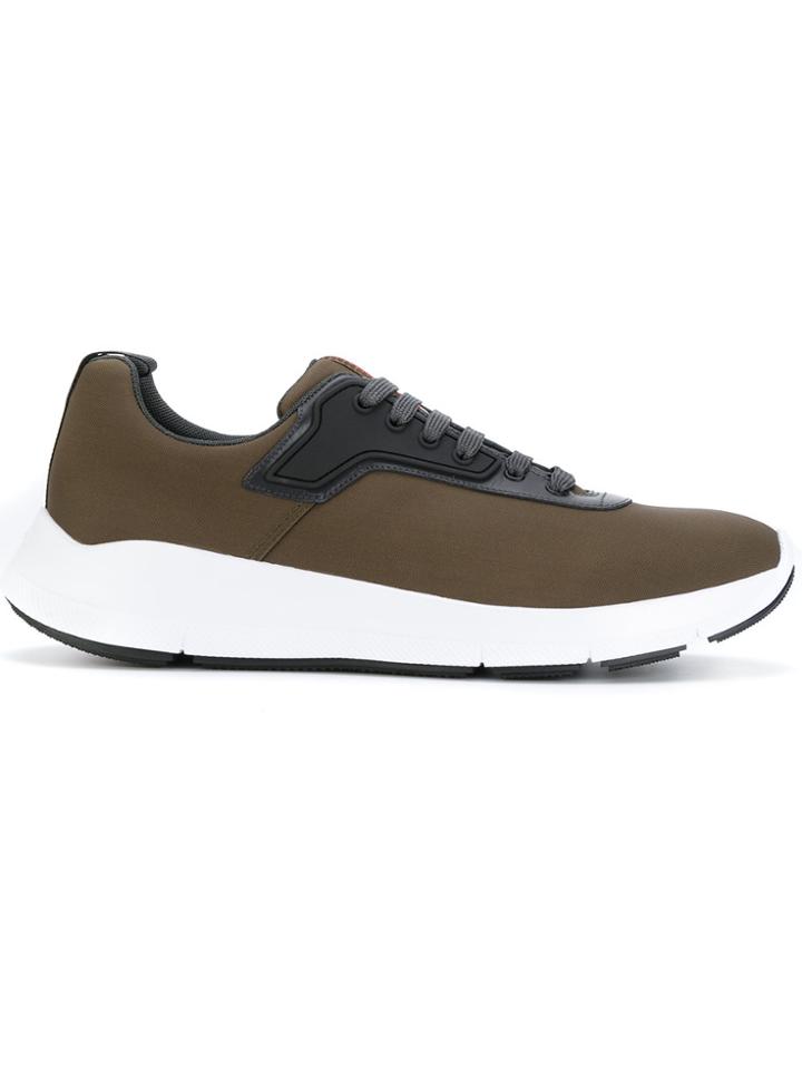 Prada Platform Sneakers - Green