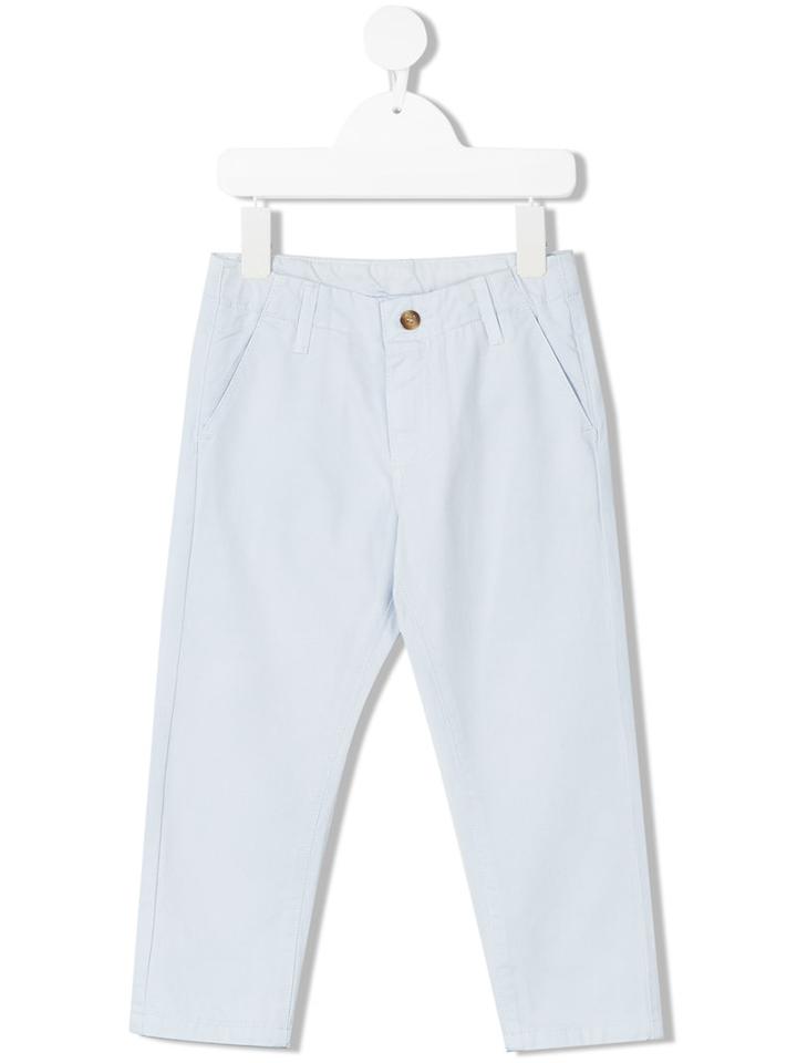 Knot - James Twill Chinos - Kids - Cotton - 10 Yrs, Blue