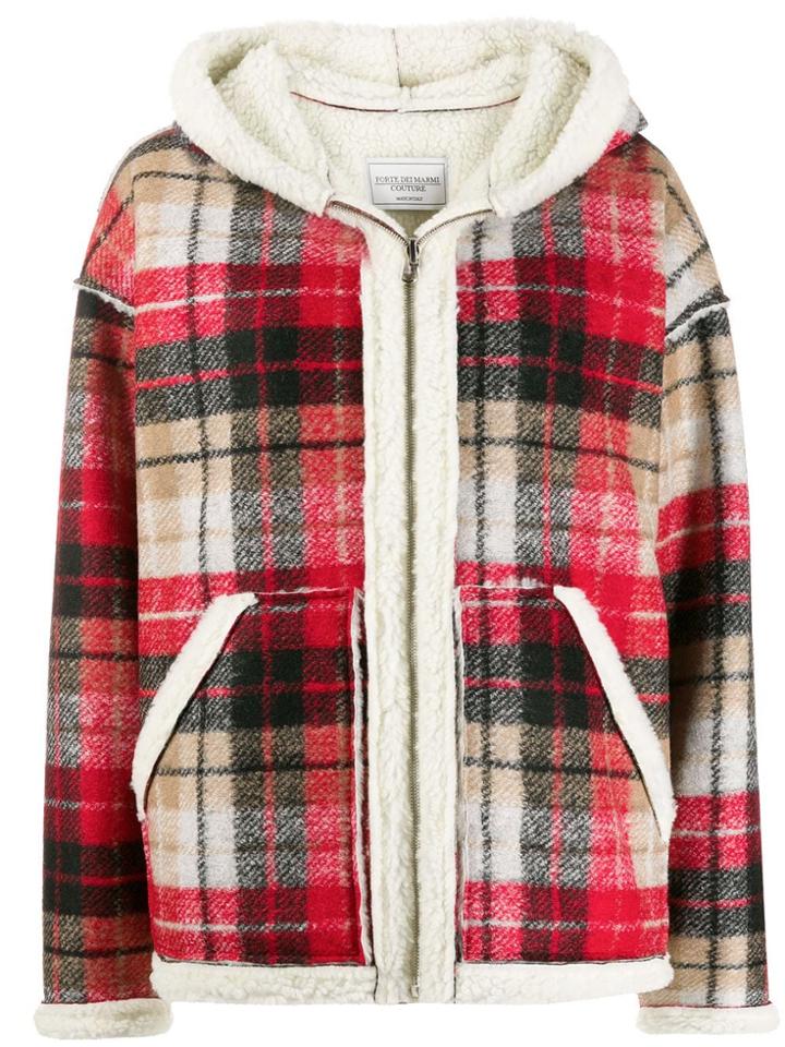 Forte Dei Marmi Couture Checked Pattern Jacket - Red