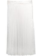 Ssheena Sheer Pleated Skirt - Neutrals