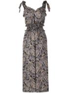 Rebecca Taylor Selene Paisley Print Jumpsuit - Multicolour