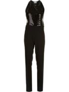 Mugler Sequinned Jumpsuit - Black