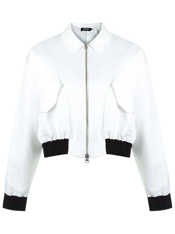 Reinaldo Lourenço Textured Crop Jacket