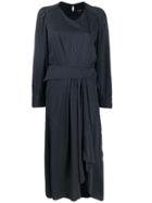 Isabel Marant Romina Printed Asymmetric Dress - Black