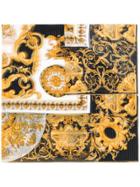 Versace Baroque Print Scarf - Yellow