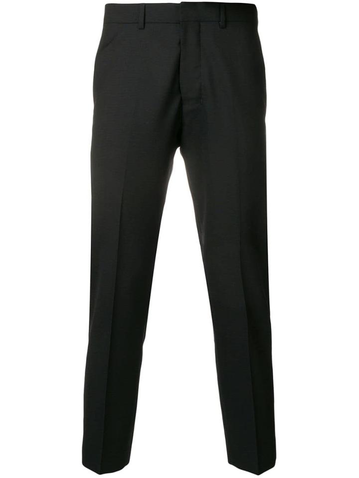 Ami Alexandre Mattiussi Cropped Skinny Trousers - Black