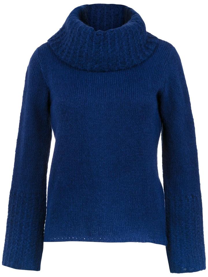 Uma Raquel Davidowicz Vera Knitted Blouse - Blue