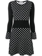 Moschino Polka Dot Knitted Dress - Black