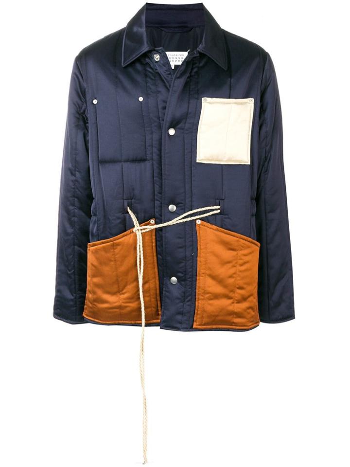 Maison Margiela Short Padded Jacket - Blue