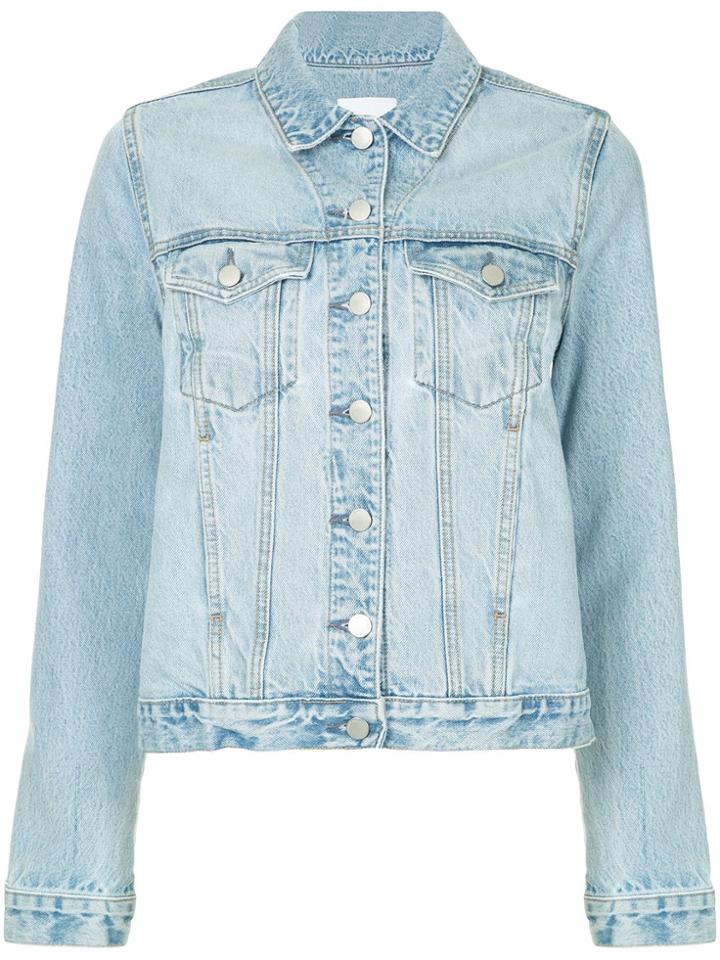 Nobody Denim Nobody Fleur Jacket Lt Hearted - Blue