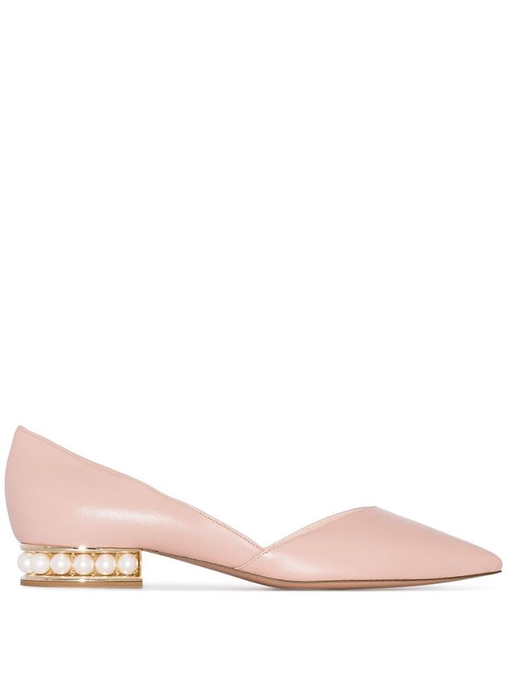 Nicholas Kirkwood Casati D'orsay Flat Pumps - Neutrals