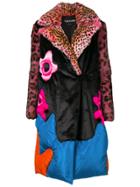 Tom Ford Oversized Flower Motif Fur Coat - Er650