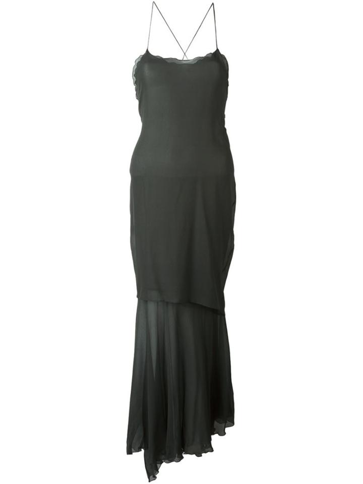 Romeo Gigli Vintage Sheer Slip Dress