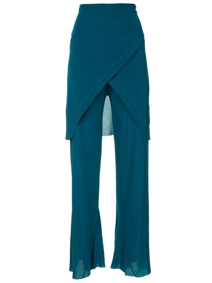 Kitx Loose Flared Trousers - Black