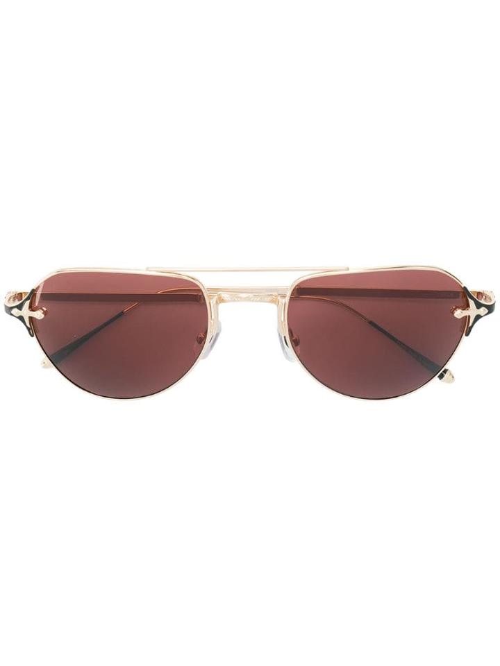 Matsuda Aviator Sunglasses - Neutrals