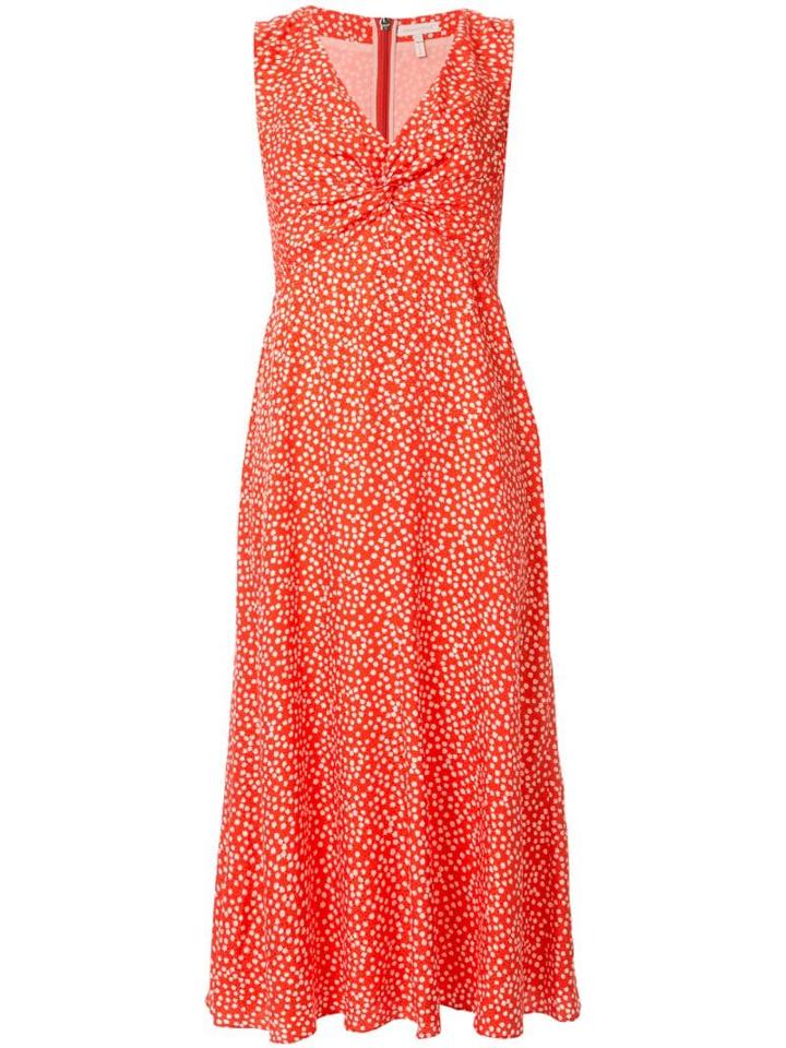 Rebecca Taylor Malia Twist Dress - Orange