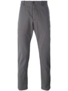 Ymc Slim-fit Trousers, Men's, Size: 30, Grey, Cotton/spandex/elastane