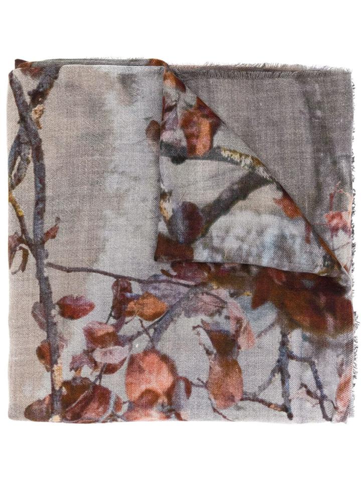 Faliero Sarti All-over Print Scarf - Neutrals