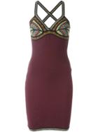 Jean Paul Gaultier Vintage Fitted Mini Dress - Pink & Purple