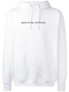 F.a.m.t. Need Money Not Friends Hoodie, Adult Unisex, Size: Xs, White, Cotton/polyester
