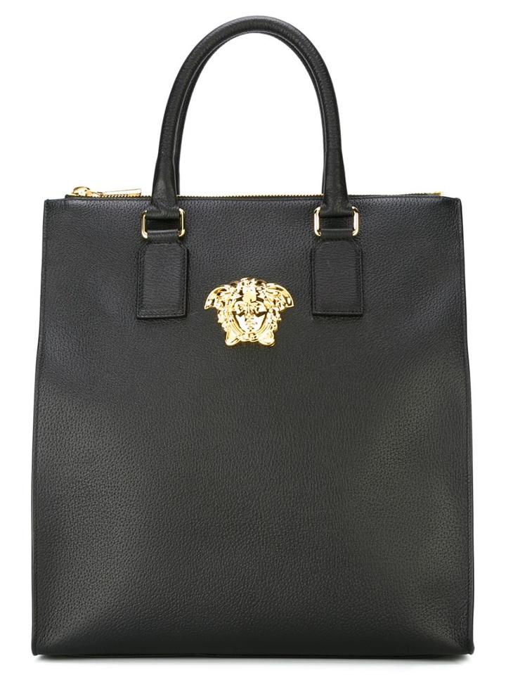 Versace Medusa Shopper Tote, Men's, Black