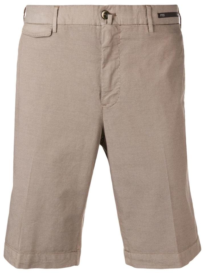 Pt01 Tailored Chino Shorts - Neutrals