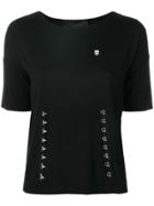 Philipp Plein Skull Logo Plaque T-shirt - Black