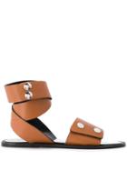 Rebecca Minkoff Azzurra Flat Sandals - Brown