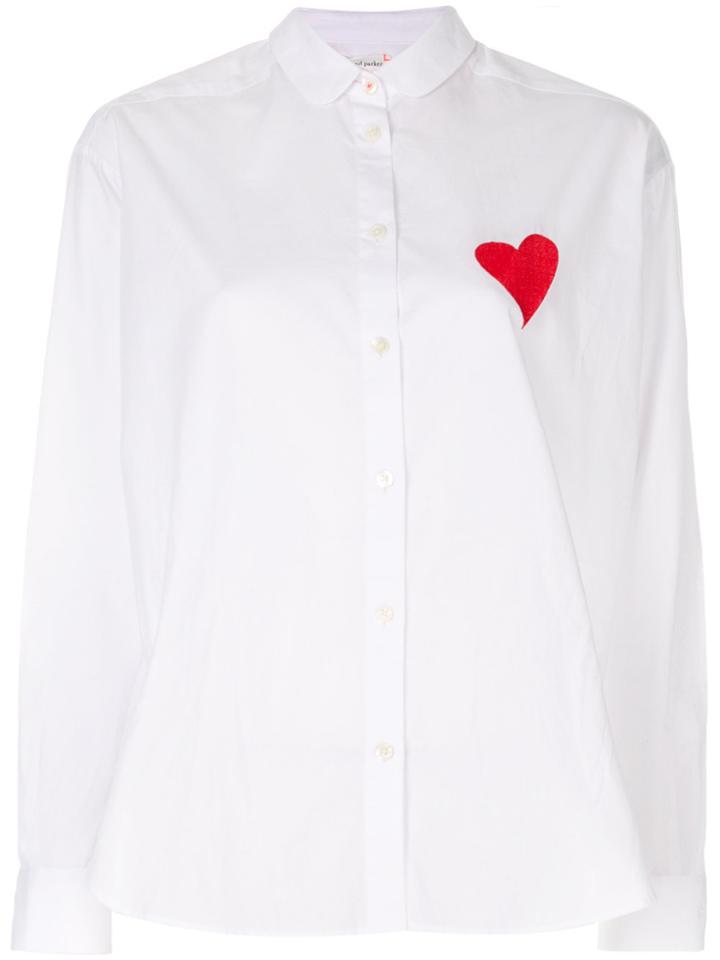 Chinti & Parker Confetti Heart Shirt - White