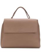 Orciani Flap Top Tote - Nude & Neutrals