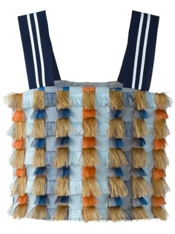 Cristiano Burani Fringe Crop Top