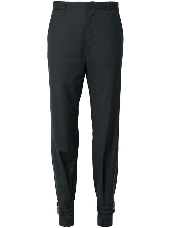 Comme Des Garçons Noir Kei Ninomiya Ankle Buckle Tapered Trousers -