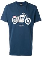 Deus Ex Machina Motorbike Print T-shirt - Blue