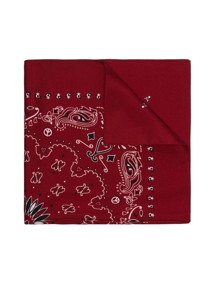 Mastermind Japan Bandana Print Scarf - Red