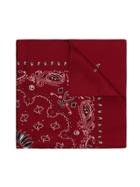 Mastermind Japan Bandana Print Scarf - Red