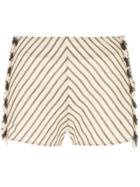 Dodo Bar Or Striped Shorts - Neutrals