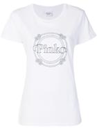 Pinko Logo Print T-shirt - White