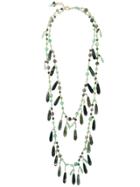 Rosantica Multi-chain Necklace - Green