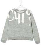 Chloé Kids Teen Logo Printed Sweatshirt - Grey
