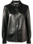 Givenchy Lambskin Shirt Jacket - Black
